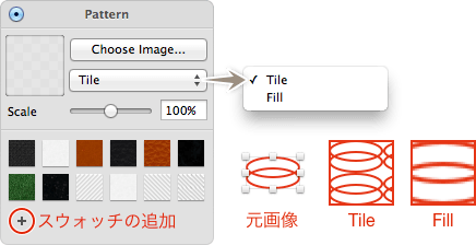 パターンの設定